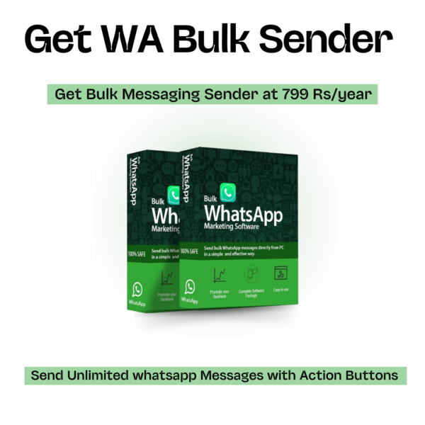Get WA Bulk Sender at cheap price