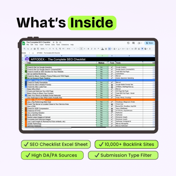 What’s Inside - SEO backlink bundle