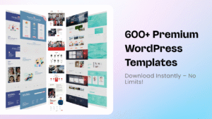 600+ Premium WordPress Templates